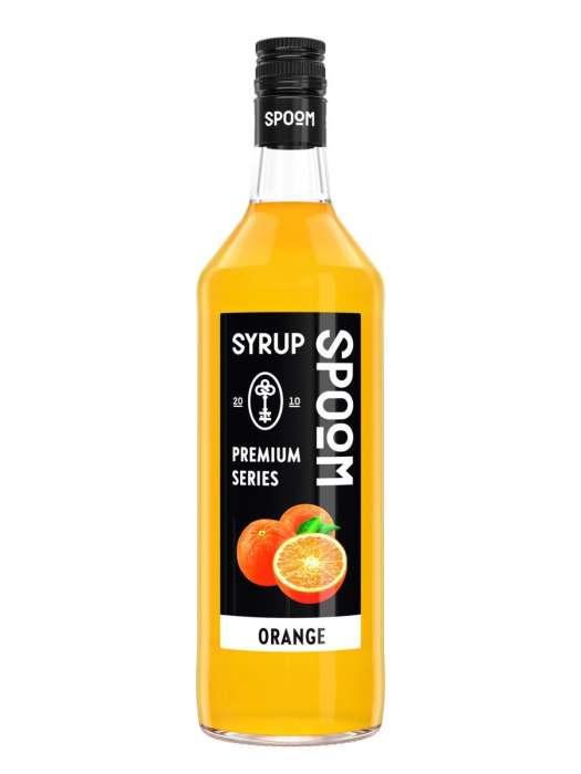 Сироп "Spoom" бутылка 1 литр, Апельсин / ORANGE