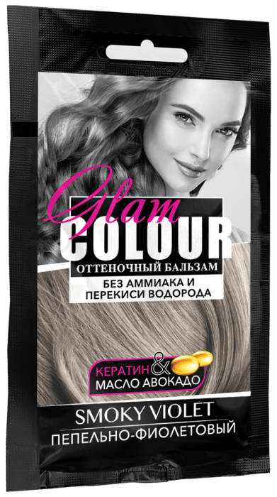 Бальзам для волос оттеночный FARA Glam Colour 40 мл, Пепельно-фиолетовый Бальзам для волос оттеночный FARA Glam Colour 40 мл, Пепельно-фиолетовый