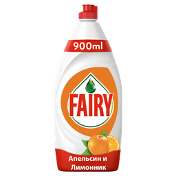 Средство для мытья посуды 900 мл "Fairy", Апельсин и Лимонник Средство для мытья посуды 900 мл "Fairy", Апельсин и Лимонник