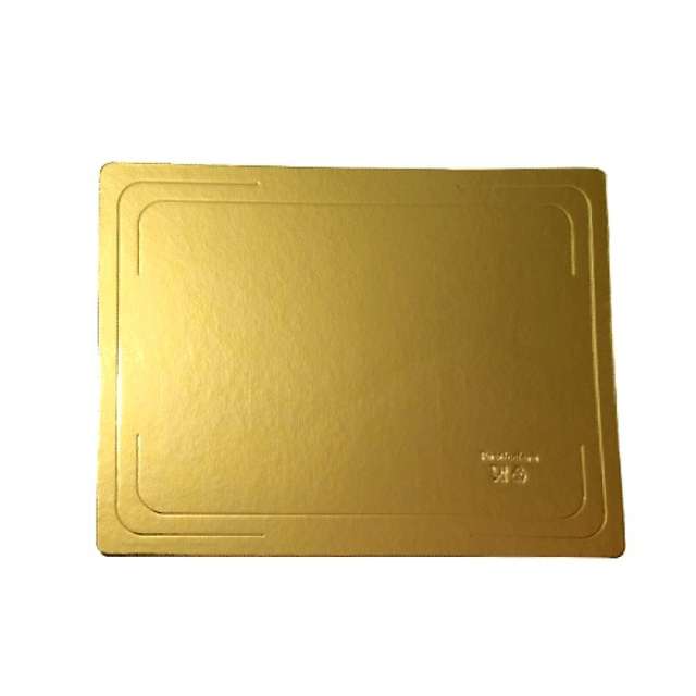 Подложка под торт 370*280 мм золото Pasticciere, Толщина 2,5 мм
