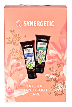Подарочный набор Крем для рук 75 мл + крем для ног 75 мл SYNERGETIC natural hand&foot care Подарочный набор Крем для рук 75 мл + крем для ног 75 мл SYNERGETIC natural hand&foot care