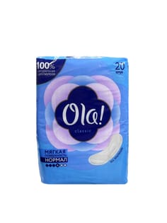 Прокладки "Ola!" Classic нормал без крылышек, 4 капли (20 шт.упак) Прокладки "Ola!" Classic нормал без крылышек, 4 капли (20 шт.упак)