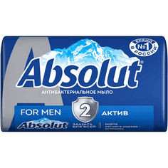 Мыло кусковое 90 г Absolut For men Лемонграсс и мята Мыло кусковое 90 г Absolut For men Лемонграсс и мята