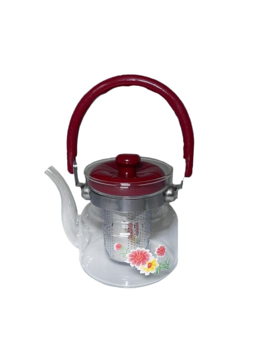 Чайник стеклянный заварочный с металлическим фильтром 600 мл Чайник стеклянный заварочный с металлическим фильтром 600 мл