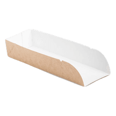 Упаковка для стритфуда OSQ PIT STOP Tray 225*69*40 мм, Крафт Упаковка для стритфуда OSQ PIT STOP Tray 225*69*40 мм, Крафт