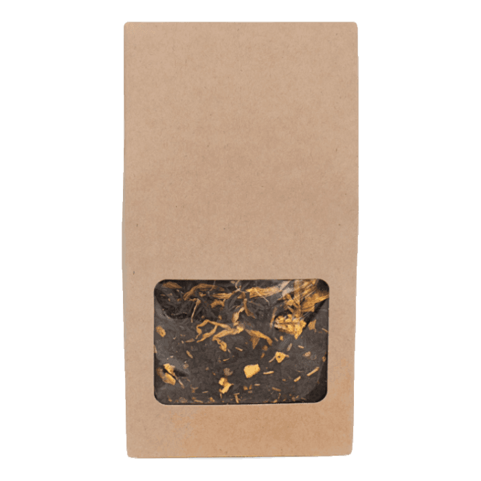 Упаковка бумажная OSQ Tea Box 182*92*50 мм для чая, конфет, сухофруктов, Крафт