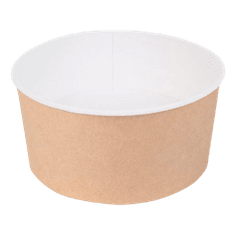 Контейнер/салатник/супница бумажный круглый 1000 мл OSQ Round Bowl D-150 мм + крышка плоская FLAT LID КОМПЛЕКТ Контейнер/салатник/супница бумажный круглый 1000 мл OSQ Round Bowl D-150 мм + крышка плоская FLAT LID КОМПЛЕКТ