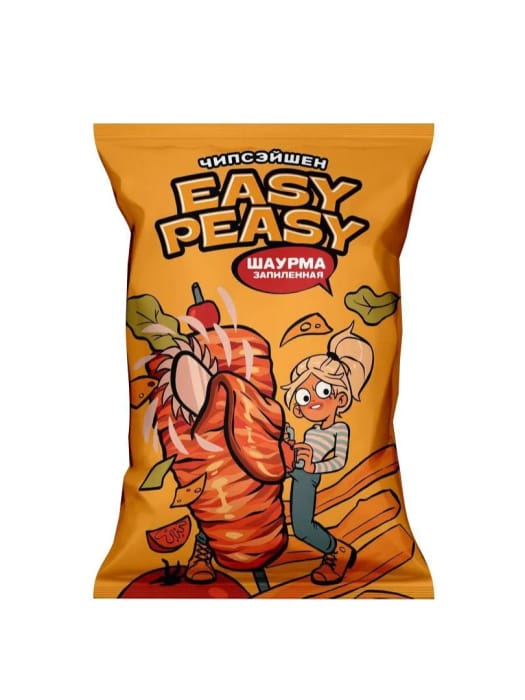 Чипсы "Easy Peasy" 70г ассортимент, Шаурма Чипсы "Easy Peasy" 70г ассортимент, Шаурма