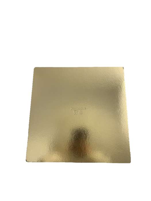 Подложка под торт 300*300 мм, квадрат, золото Pasticciere, Толщина 2,5 мм