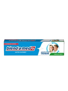 Зубная паста 100 мл "Blend-a-med", Анти Кариес/Деликатное Отбеливание/свежая мята Зубная паста 100 мл "Blend-a-med", Анти Кариес/Деликатное Отбеливание/свежая мята