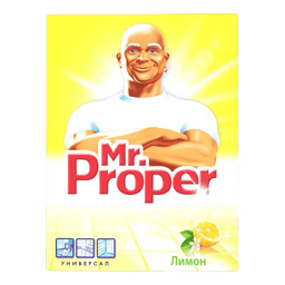 Чистящее средство 400 гр "Mr.Proper" для твердых поверхностей, Лимон Чистящее средство 400 гр "Mr.Proper" для твердых поверхностей, Лимон
