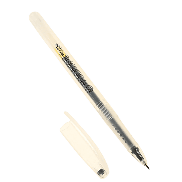 Ручка гелевая 0.5 мм ЧЕРНАЯ, корпус тонированный