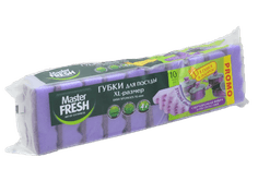 Губки для посуды Master FRESH STRONG SUPER (10 шт.упак) Губки для посуды Master FRESH STRONG SUPER (10 шт.упак)