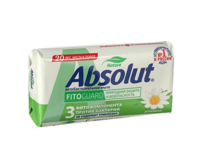 Мыло кусковое 90 г туалетное "ABSOLUT" FitoGuard Весна, Ромашка Мыло кусковое 90 г туалетное "ABSOLUT" FitoGuard Весна, Ромашка