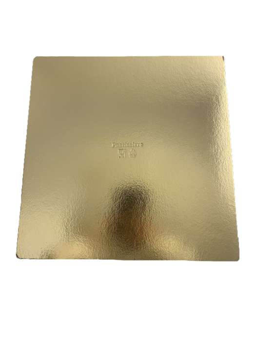 Подложка под торт 300*300 мм, квадрат, золото/жемчуг Pasticciere, Толщина 3,2 мм