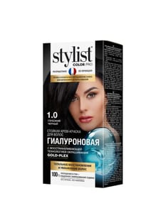 Крем-краска для волос "Stylist" Color Pro, 1.0 Черный Крем-краска для волос "Stylist" Color Pro, 1.0 Черный