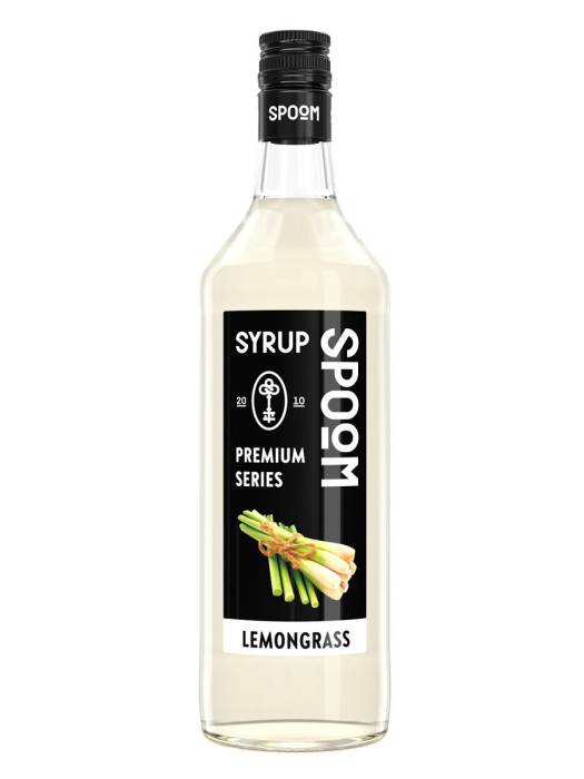 Сироп "Spoom" бутылка 1 литр, Лемонграсс / LEMONGRASS