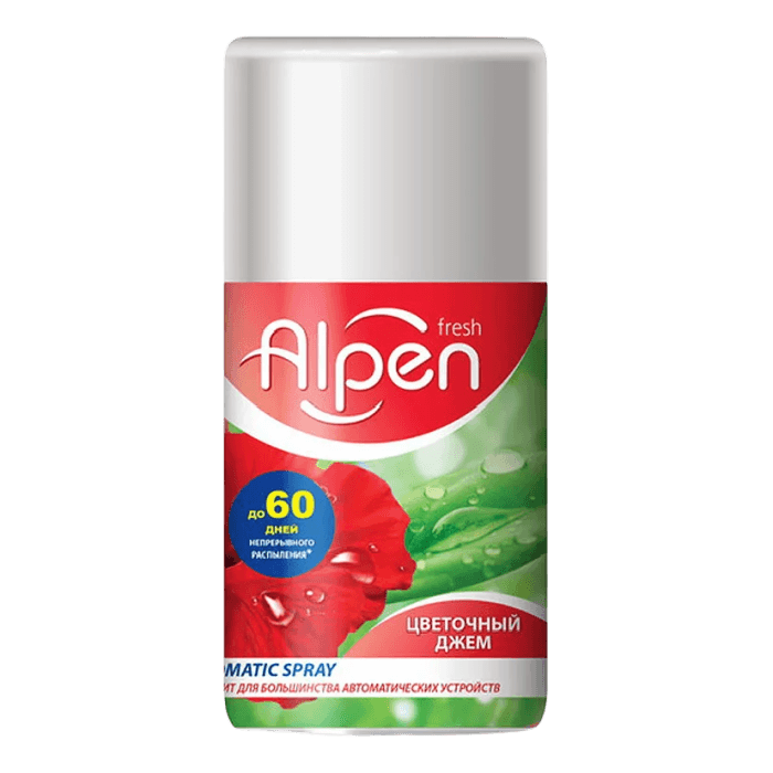 Освежитель воздуха/сменный баллон 250 мл "ALPEN", Цветочный джем Освежитель воздуха/сменный баллон 250 мл "ALPEN", Цветочный джем