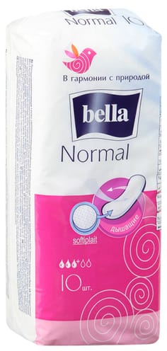 Прокладки "Bella" Normal 3+2 капли без крылышек (10 шт.упак) Прокладки "Bella" Normal 3+2 капли без крылышек (10 шт.упак)