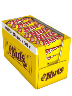 Шоколадный батончик "Nuts" 50 г Шоколадный батончик "Nuts" 50 г