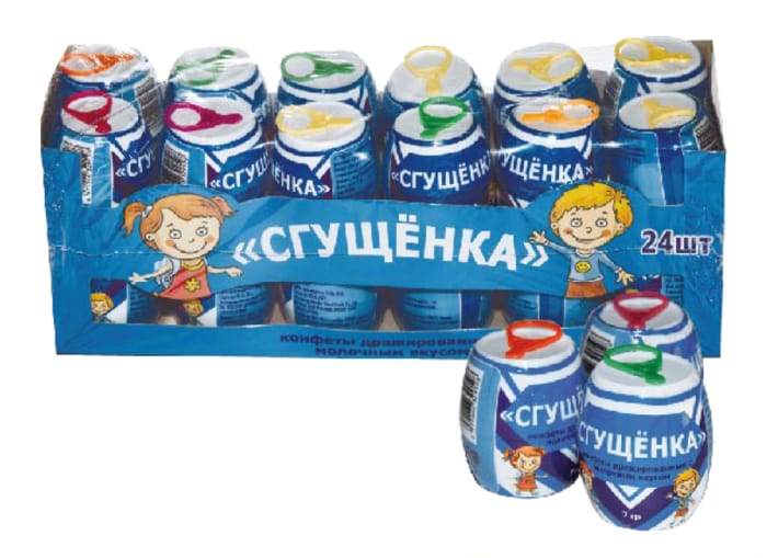 Драже "Сгущенка" 7г (24 шт.упак) Драже "Сгущенка" 7г (24 шт.упак)