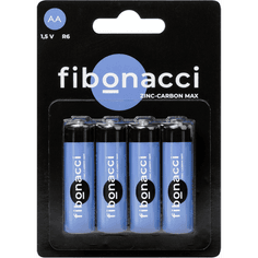 Батарейка Fibonacci R6/4B AA Пальчик солевая Батарейка Fibonacci R6/4B AA Пальчик солевая