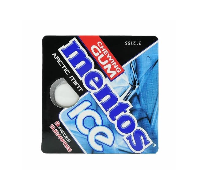 Жевательная резинка "Mentos" 12,9г (12 шт.упак), Арктическая мята Жевательная резинка "Mentos" 12,9г (12 шт.упак), Арктическая мята