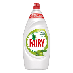 Средство для мытья посуды 900 мл "Fairy", Зеленое яблоко Средство для мытья посуды 900 мл "Fairy", Зеленое яблоко
