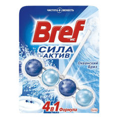 Блок для унитаза "Bref" Делюкс 50г, Океанический Бриз Блок для унитаза "Bref" Делюкс 50г, Океанический Бриз