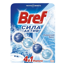 Блок для унитаза "Bref" Делюкс 50г, Океанический Бриз Блок для унитаза "Bref" Делюкс 50г, Океанический Бриз