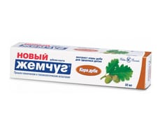 Зубная паста 100 мл/136г "Новый Жемчуг" НК, Кора дуба Зубная паста 100 мл/136г "Новый Жемчуг" НК, Кора дуба