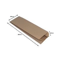 Пакет бумажный 100*60*300 КРАФТ, V-дно ECO Пакет бумажный 100*60*300 КРАФТ, V-дно ECO