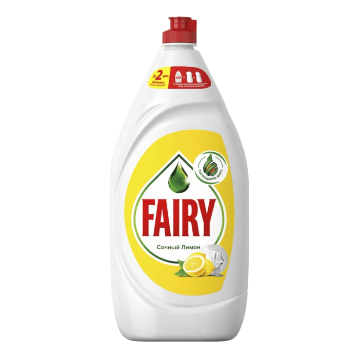 Средство для мытья посуды 1350 мл "Fairy Oxi", Сочный лимон Средство для мытья посуды 1350 мл "Fairy Oxi", Сочный лимон
