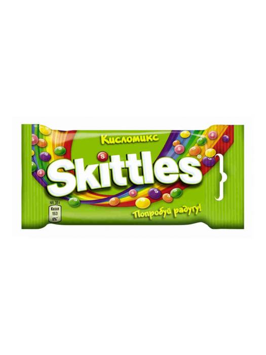 Жевательная конфета "Skittles" в ассортименте 38г (12 шт.упак)