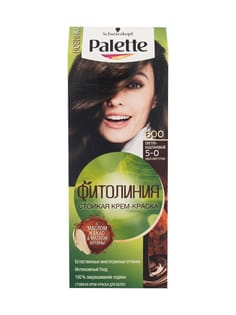 Крем-краска для волос "Palette" ФИТОЛИНИЯ, 600 (5-0) Светло-каштановый Крем-краска для волос "Palette" ФИТОЛИНИЯ, 600 (5-0) Светло-каштановый