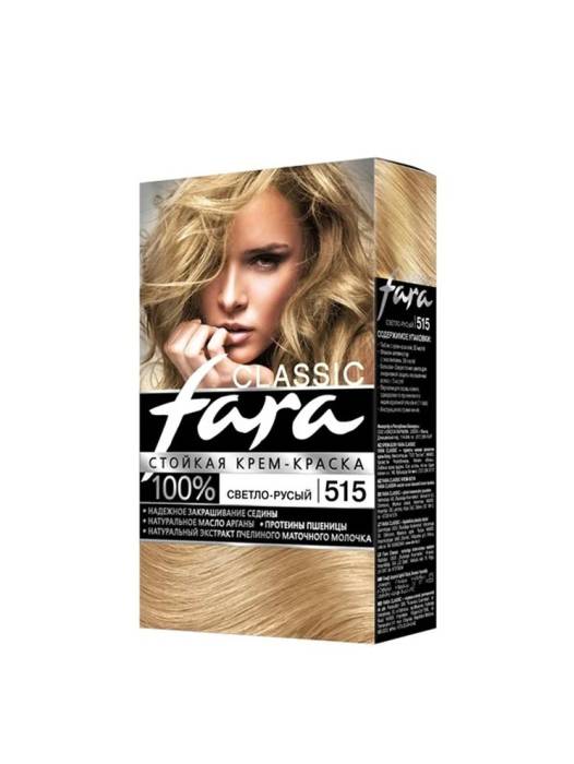 Краска для волос FARA Classic, 515 Светло-русый