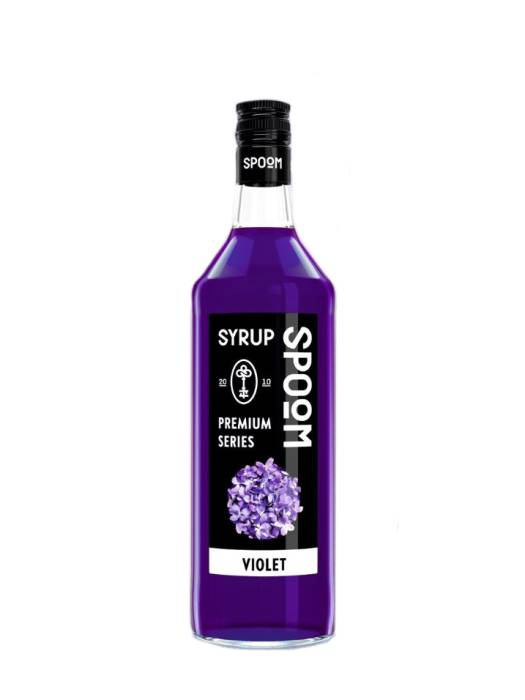 Сироп "Spoom" бутылка 1 литр, Фиалка / VIOLET
