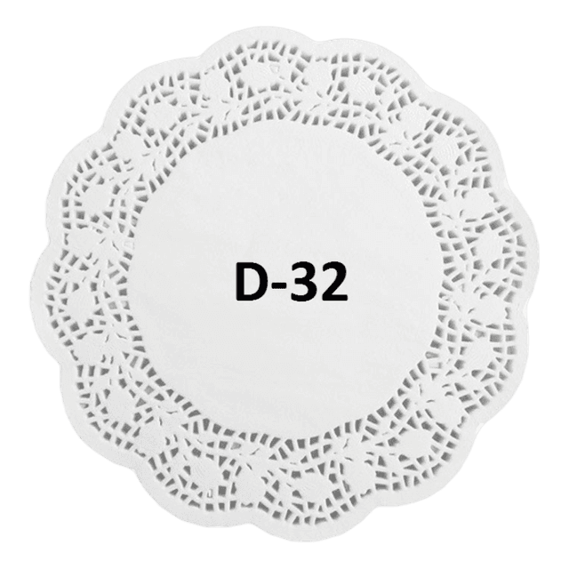 Ажурные салфетки D-32 см (250 шт.упак)