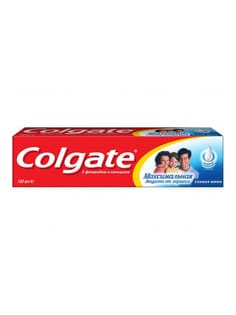 Зубная паста 100 мл/146 гр "Colgate", Защита от кариеса (свеж) синяя Зубная паста 100 мл/146 гр "Colgate", Защита от кариеса (свеж) синяя