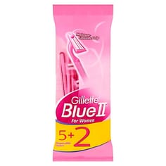 Станок бритвенный женский "Gillette" BlueII 5 шт + 2 шт Станок бритвенный женский "Gillette" BlueII 5 шт + 2 шт