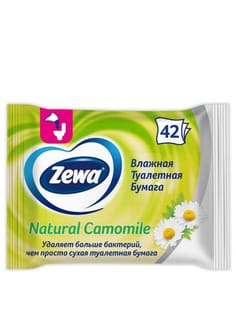 Влажная туалетная бумага "Zewa", Ромашка Арт 6786 Влажная туалетная бумага "Zewa", Ромашка Арт 6786