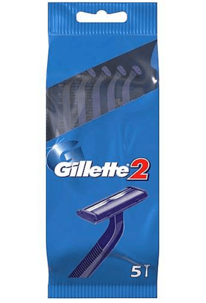 Станок Бритвенный "Gillette 2" (5 шт.упак)