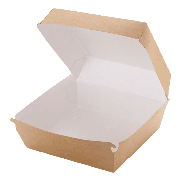 Упаковка бумажная для гамбургеров 140*140*70 мм OSQ BURGER L КРАФТ