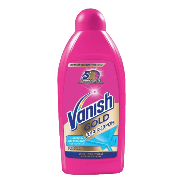 Средство для моющих пылесосов 450 мл "Vanish" для ковров Средство для моющих пылесосов 450 мл "Vanish" для ковров