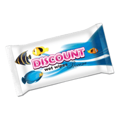 Салфетка влажная 15 шт. "Discount/Ozone" антибактериал (15 салф.шт) Салфетка влажная 15 шт. "Discount/Ozone" антибактериал (15 салф.шт)