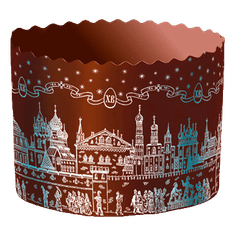 Форма бумажная для куличей 70*85 мм/120-150 гр ХРАМ Серебро Форма бумажная для куличей 70*85 мм/120-150 гр ХРАМ Серебро