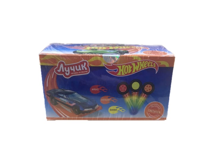 Карамель "ЛУЧИК" 10г (30 шт.упак), Hot Wheels Карамель "ЛУЧИК" 10г (30 шт.упак), Hot Wheels