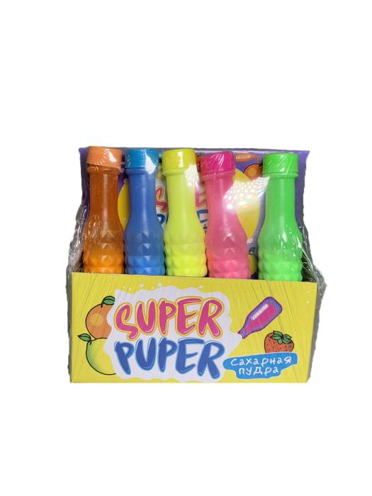 Карамель цветная пудра Язык Super Puper 16г (30 шт.упак) Кк