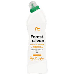Гель для чистки унитаза 750 мл "FOREST Clean", Лимон Гель для чистки унитаза 750 мл "FOREST Clean", Лимон
