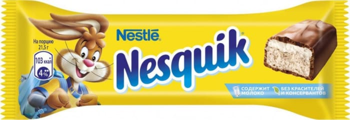 Шоколадный батончик "Nesquik" 43 г Шоколадный батончик "Nesquik" 43 г